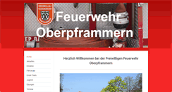 Desktop Screenshot of feuerwehr-oberpframmern.de