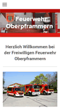 Mobile Screenshot of feuerwehr-oberpframmern.de